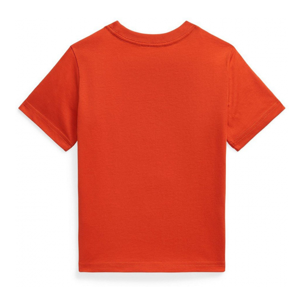 'Cotton Jersey Crewneck T-Shirt' pour Garçons