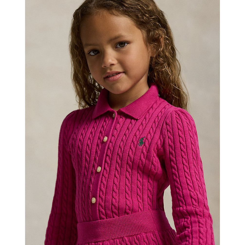 'Cotton Polo Cardigan & Skirt Set' pour Filles