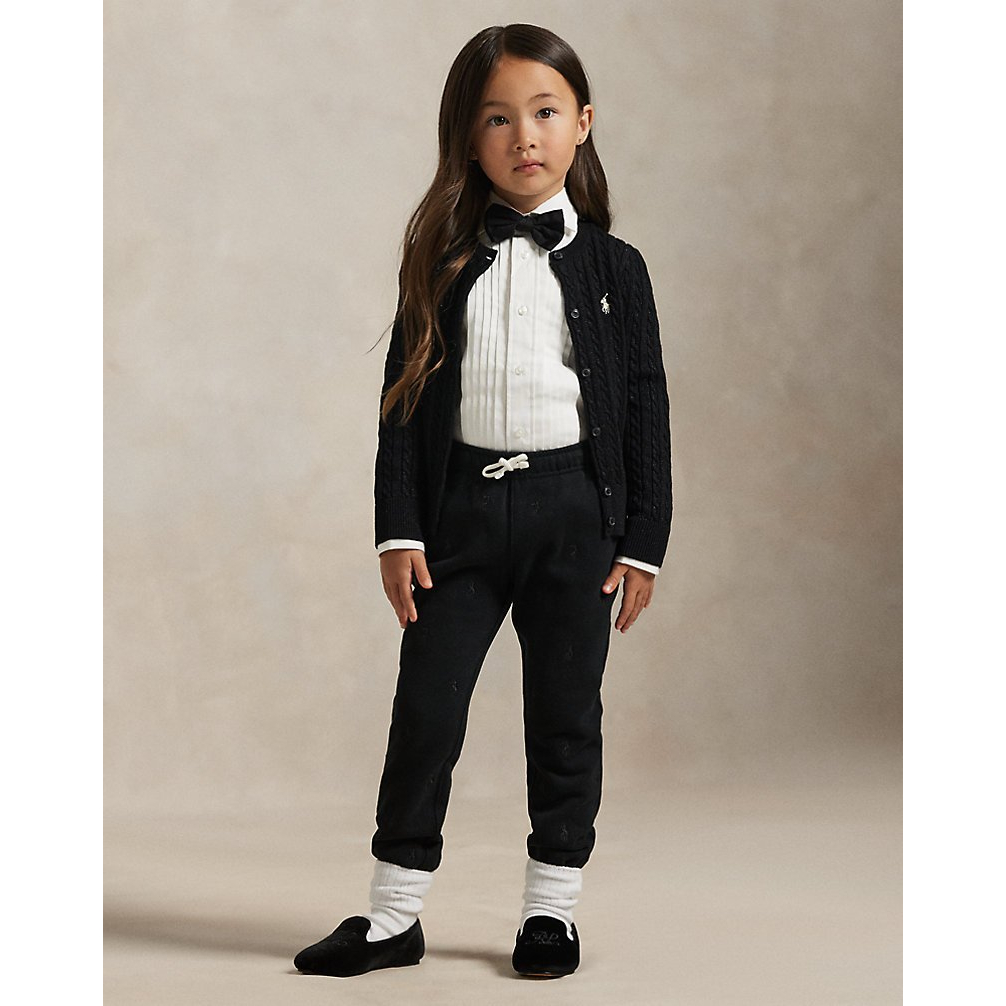 'Metallic Mini-Cable Cardigan' pour Filles