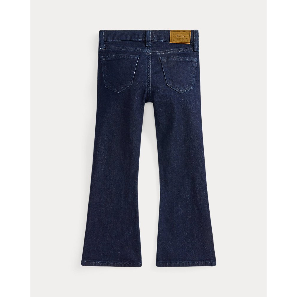 'Flared Indigo Stretch Denim Jean' pour Filles