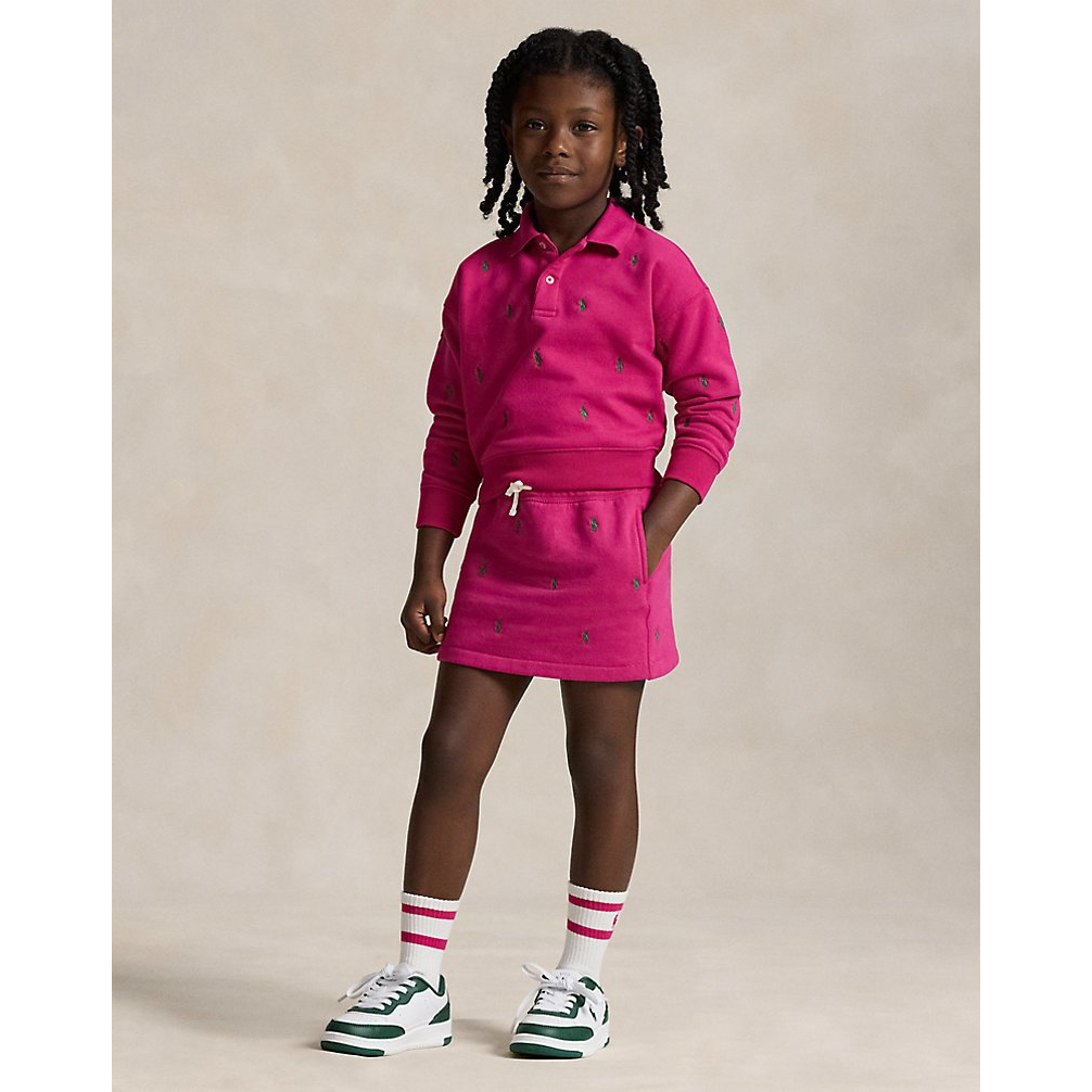 'Polo Pony Fleece Polo Sweatshirt' pour Filles