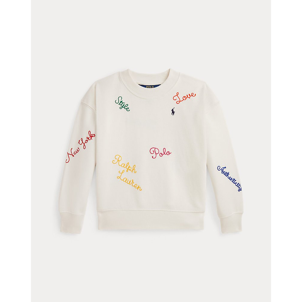 'Embroidered Fleece Sweatshirt' pour Filles