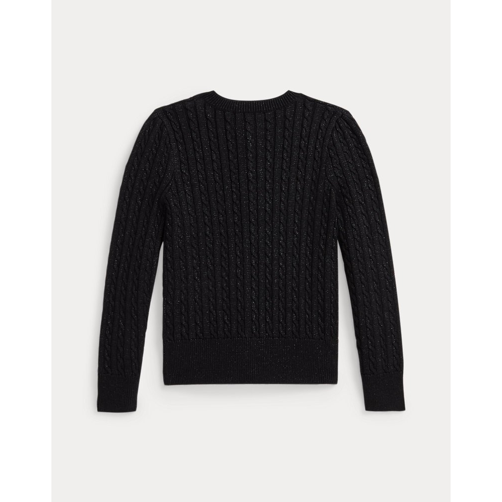 'Metallic Mini-Cable Cardigan' pour Filles