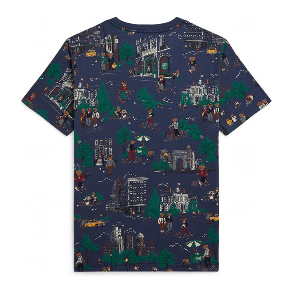 'Polo Bear Cotton Jersey T-Shirt' pour Garçons