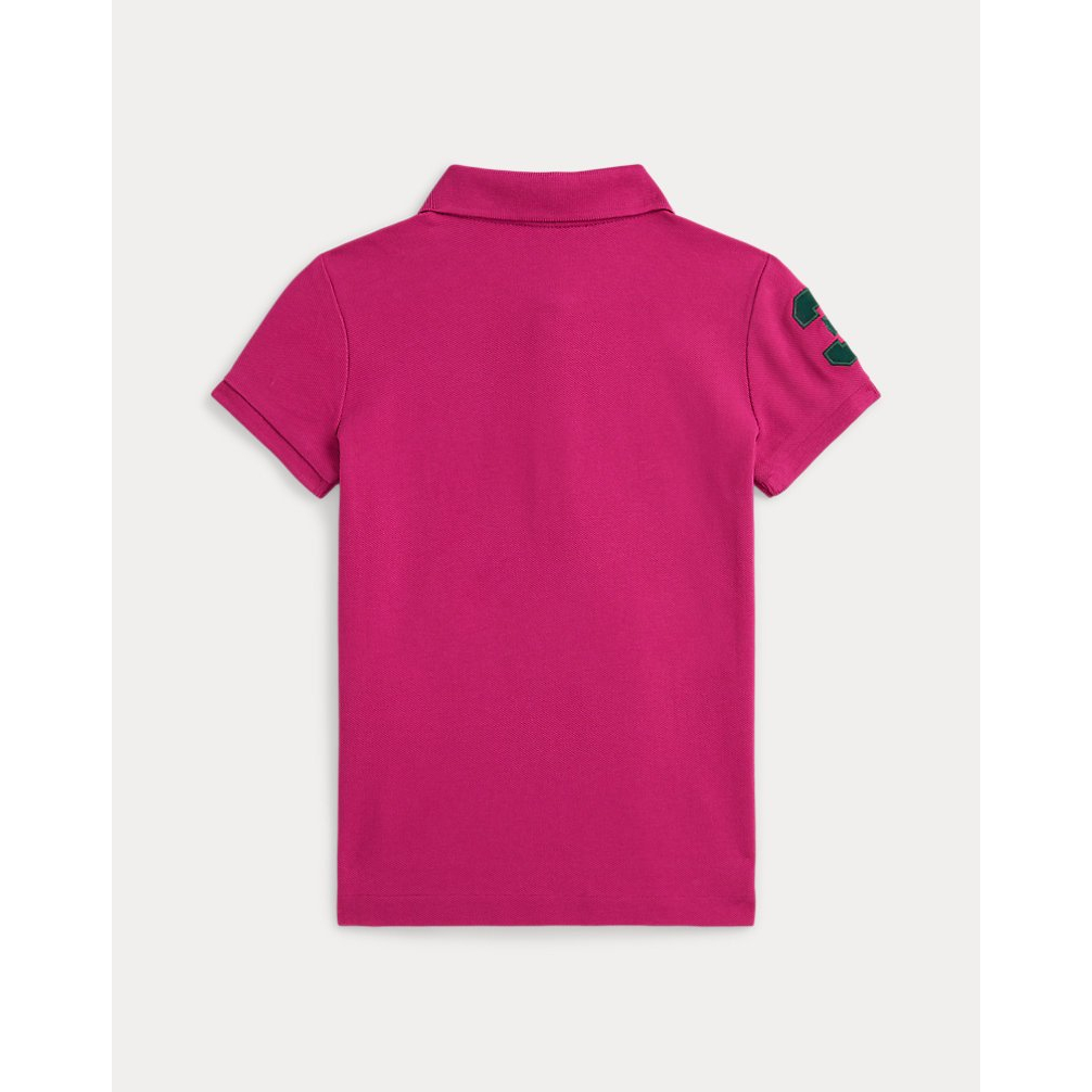 'Big Pony Stretch Mesh Polo Shirt' pour Filles