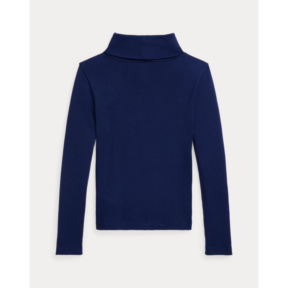'Ribbed Cotton-Modal Turtleneck' pour Filles