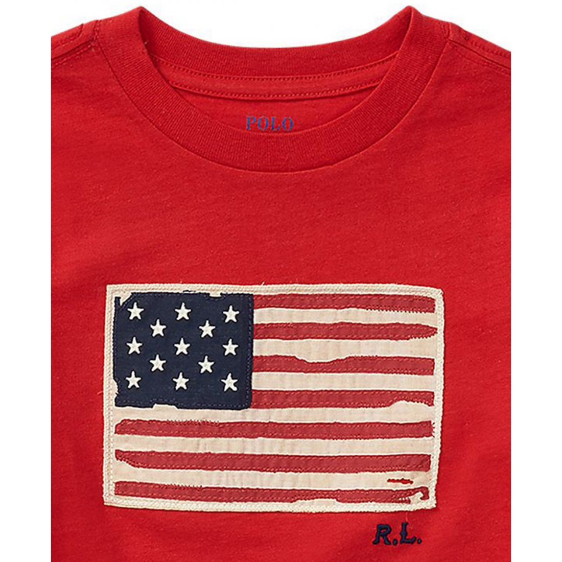 'Flag Cotton Jersey T-Shirt' pour Garçons
