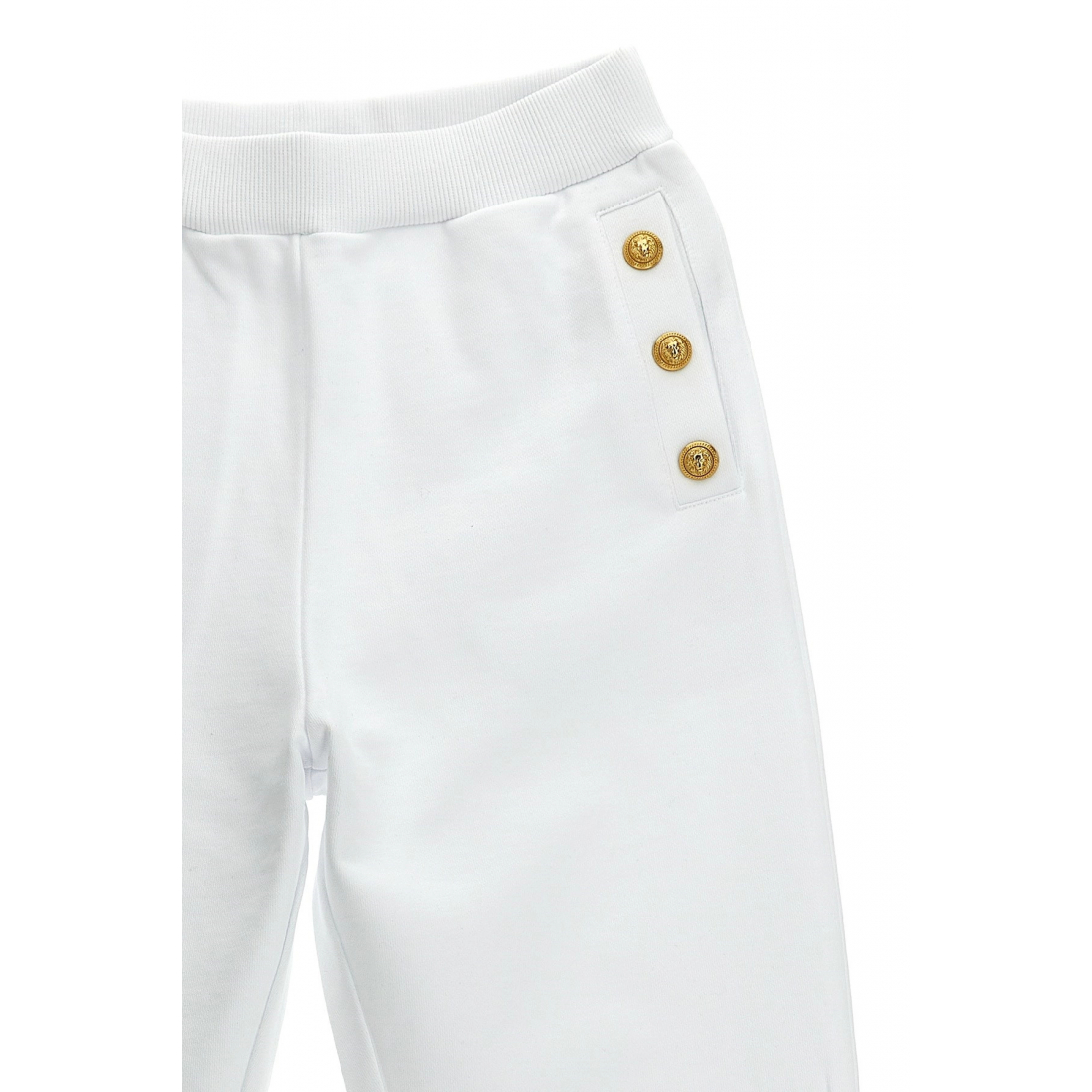 Girl's 'Logo Button' Sweatpants