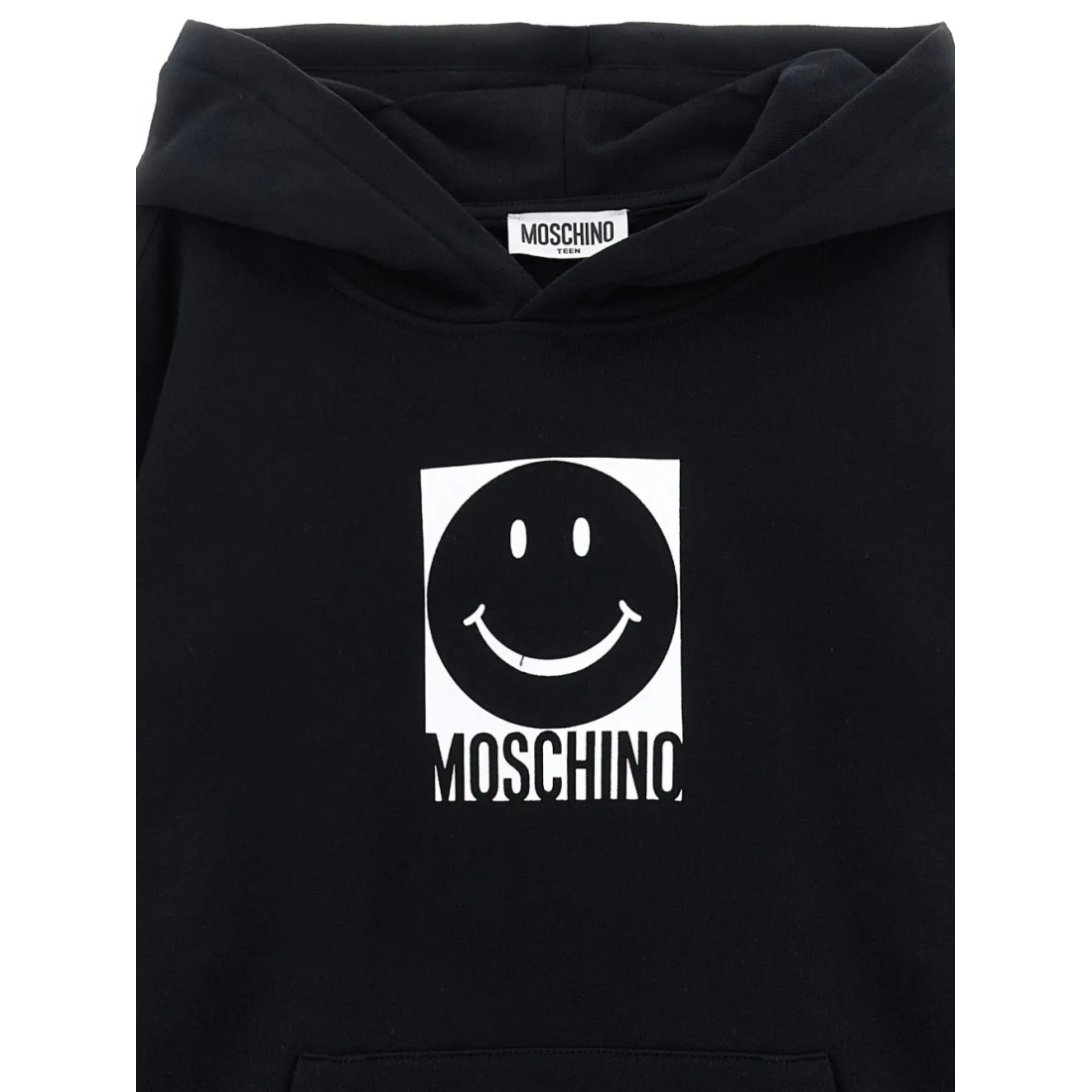 Sweatshirt à capuche  'Smiley-Face Kangaroo-Pocket' pour Enfants