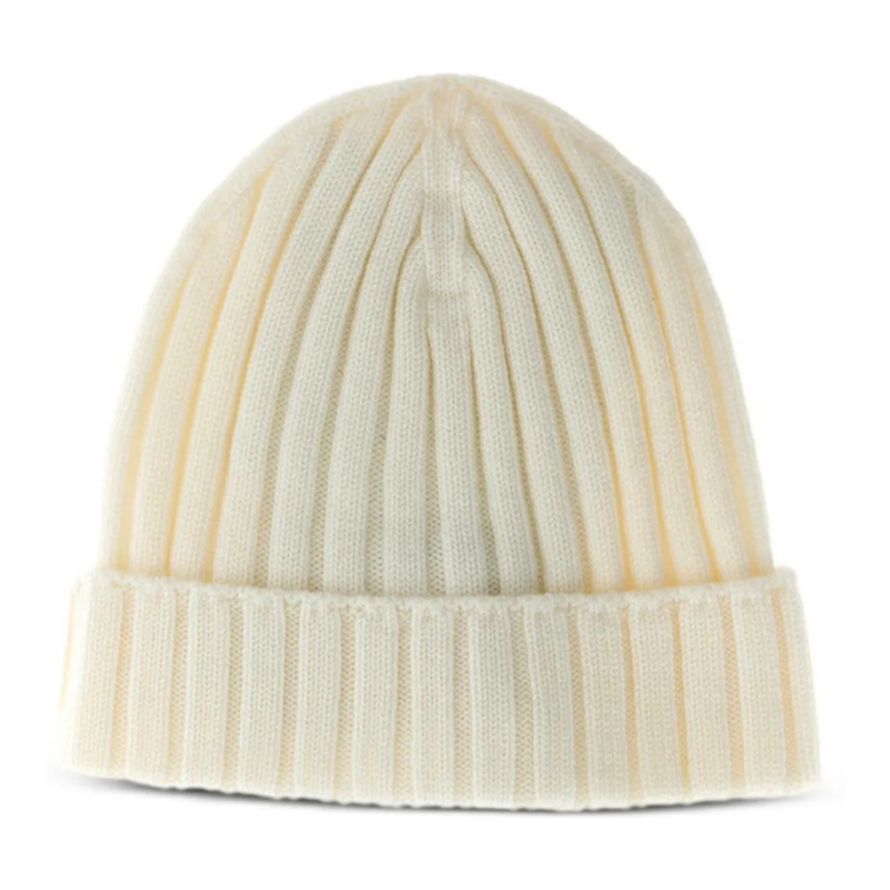Bonnet 'Ribbed Logo-Patch Knitted Hat' pour Enfants