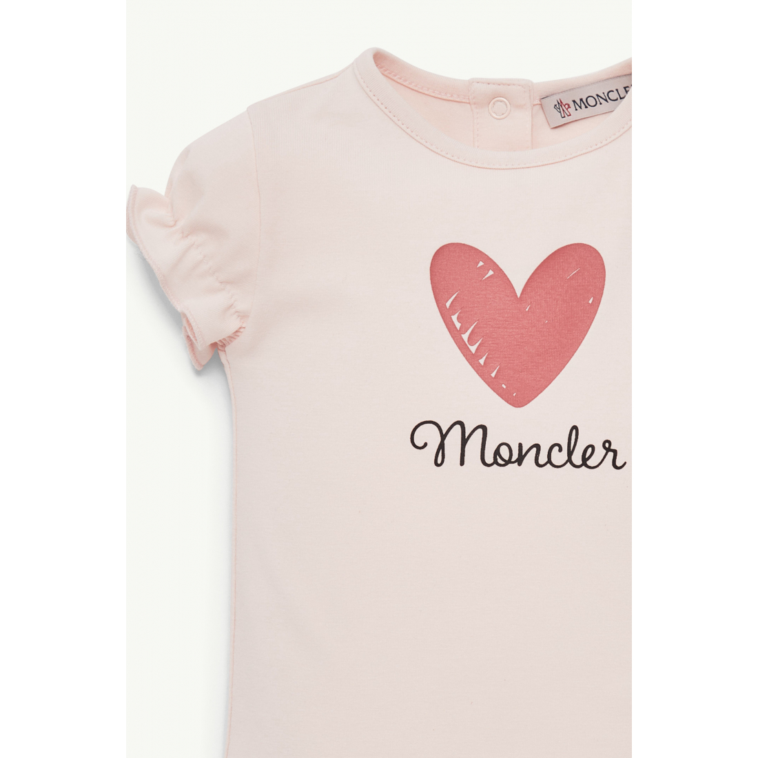 T-shirt 'Heart Motif' pour Bébés filles
