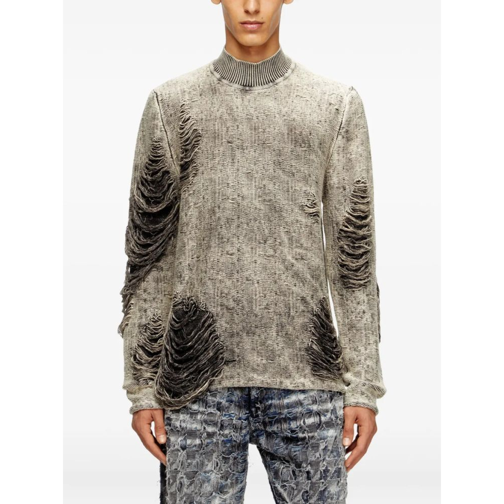 Pull 'K-Fjordi Frayed Mock-Neck' pour Hommes