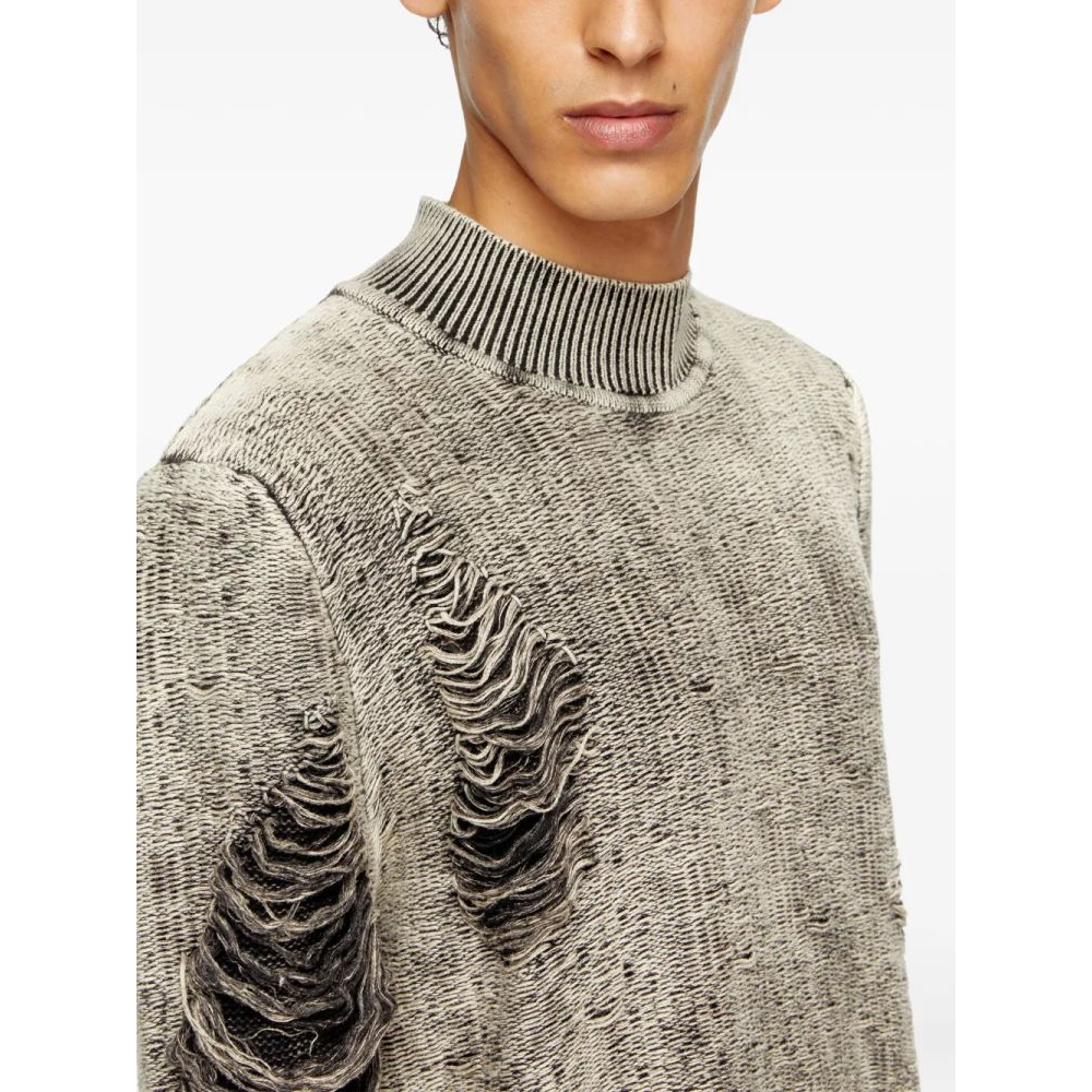 Pull 'K-Fjordi Frayed Mock-Neck' pour Hommes