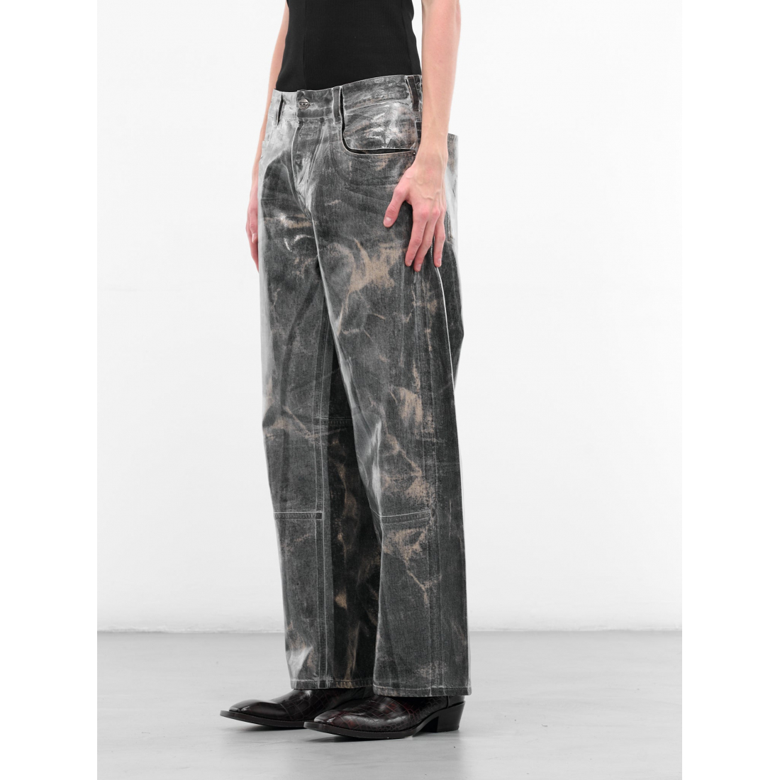Jeans 'Stonewashed Silicone-Cast' pour Hommes