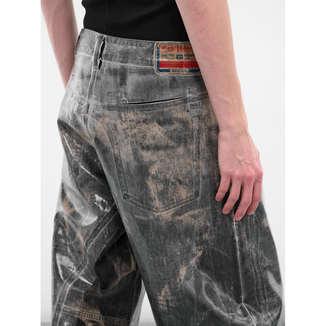 Jeans 'Stonewashed Silicone-Cast' pour Hommes
