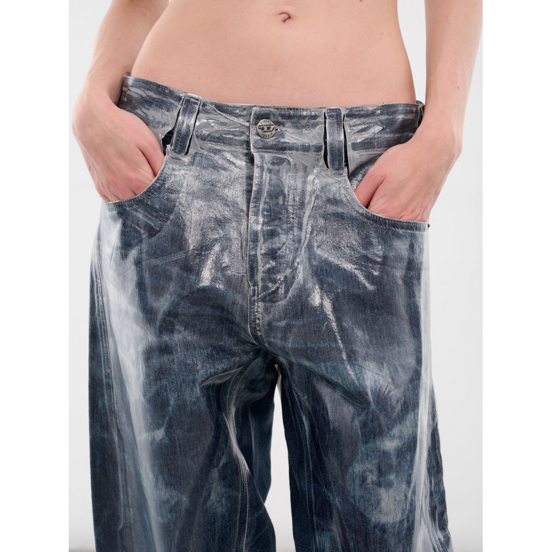 Jeans 'Stonewashed Silicone-Cast' pour Hommes