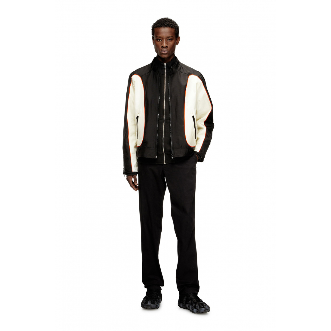 Perfecto 'Panelled Zip-Front' pour Hommes