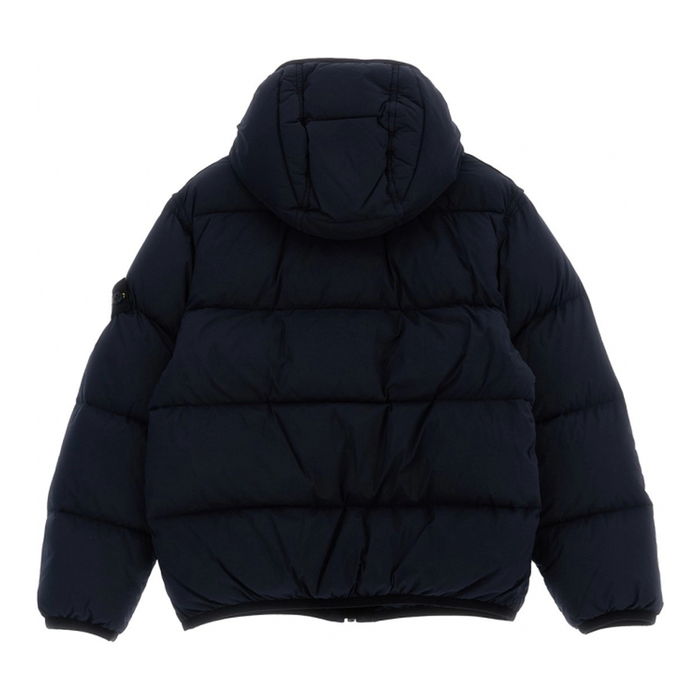 Doudoune en plumes 'Logo Patch Hooded' pour Garçons