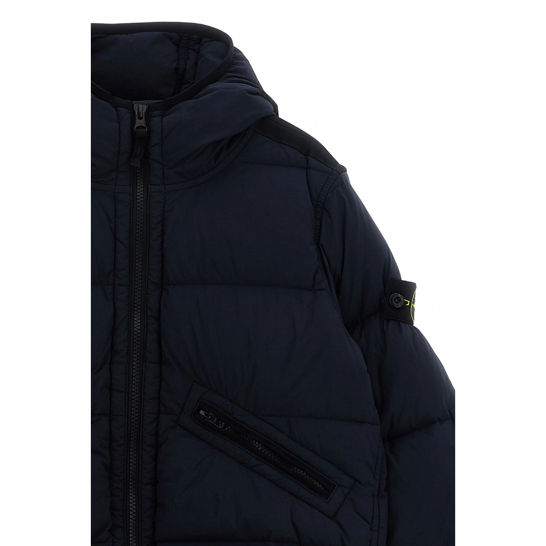 Doudoune en plumes 'Logo Patch Hooded' pour Garçons