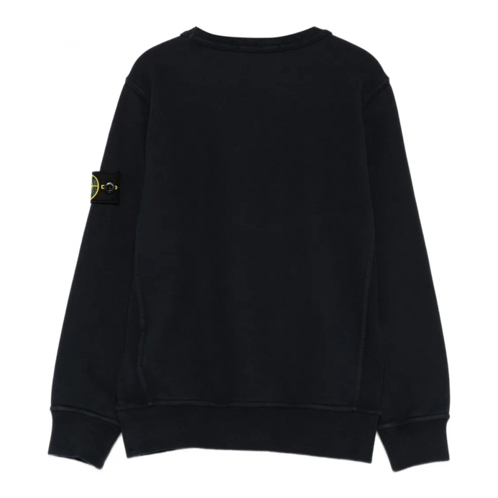Sweatshirt 'Logo-Patch Crew-Neck' pour Garçons
