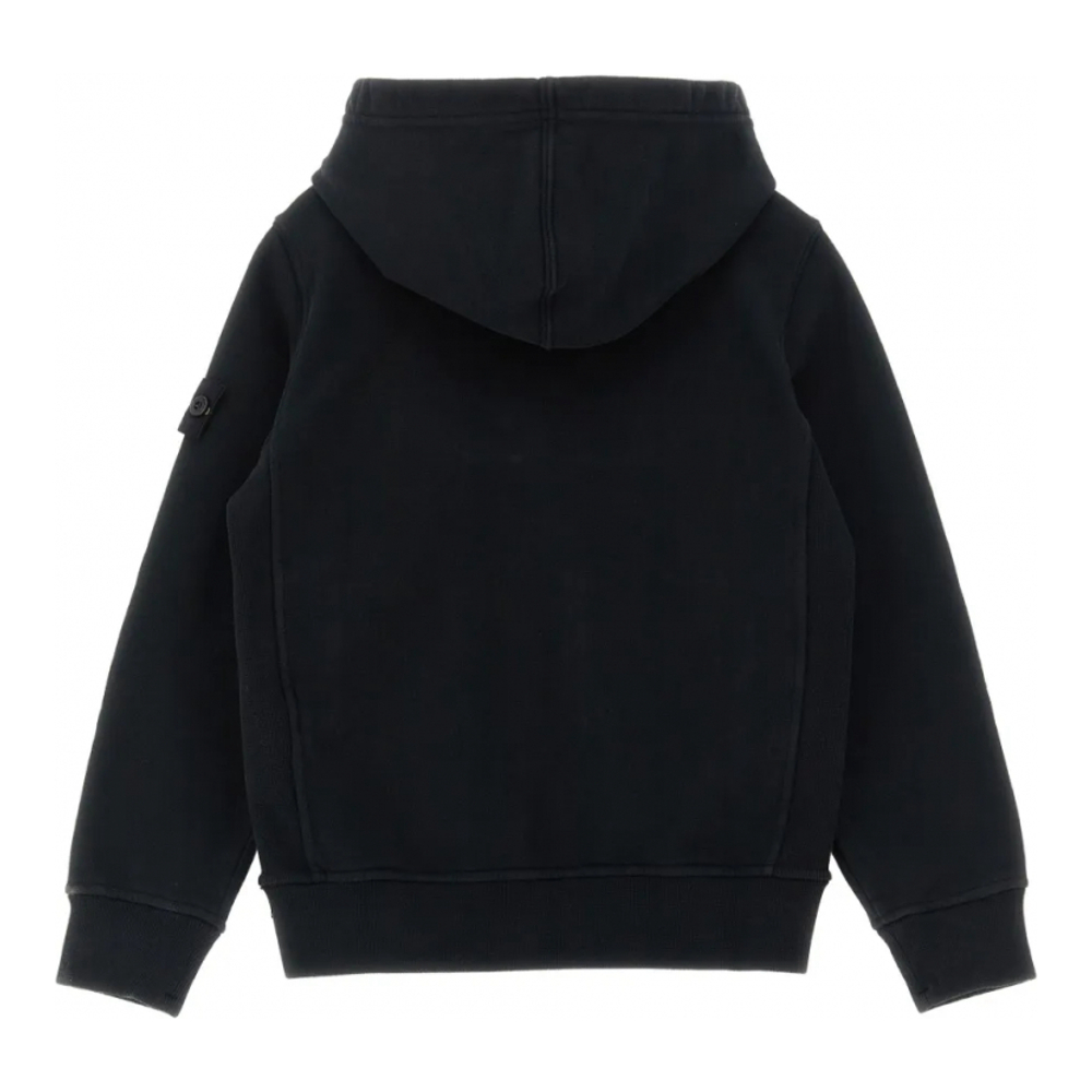 Sweatshirt à capuche  'Logo-Badge Zip-Up' pour Garçons