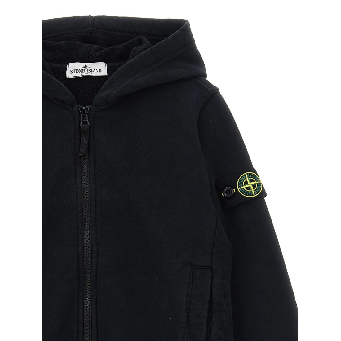 Sweatshirt à capuche  'Logo-Badge Zip-Up' pour Garçons