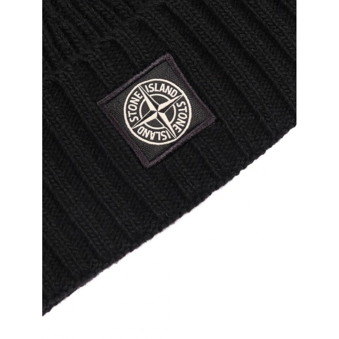Bonnet 'Ribbed Logo-Patch' pour Garçons