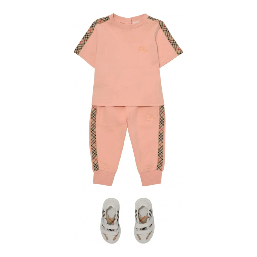 T-shirt 'Cedar Check Tape' pour Bébés filles