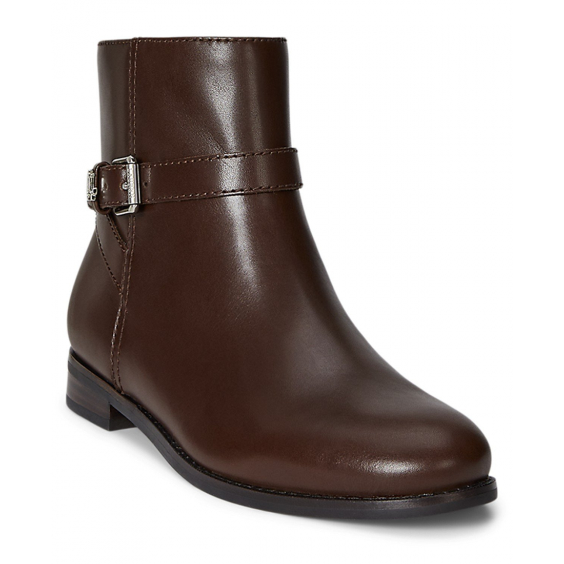 'Brooke II Stacked Leather Heel Booties' pour Femmes