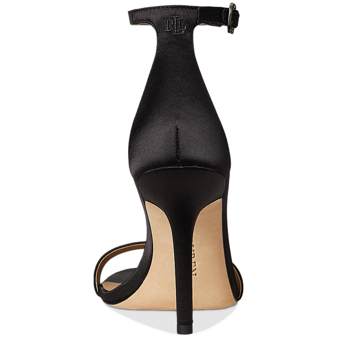 'Allie Pavé-Buckle Satin Sandals' pour Femmes