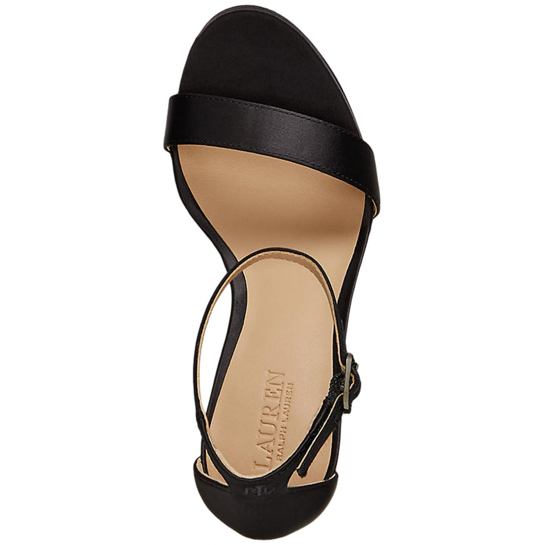 'Allie Pavé-Buckle Satin Sandals' pour Femmes