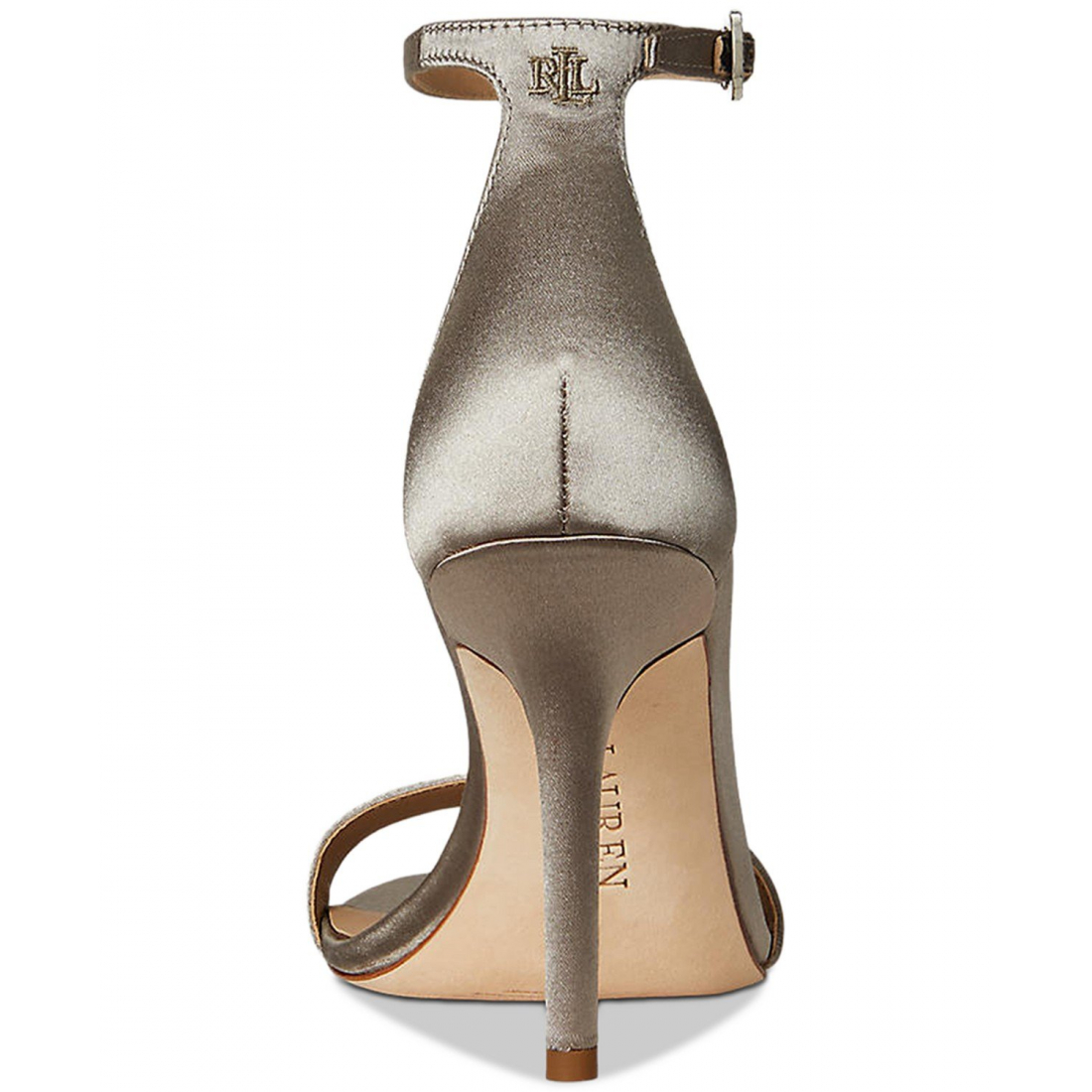 'Allie Pavé-Buckle Satin Sandals' pour Femmes