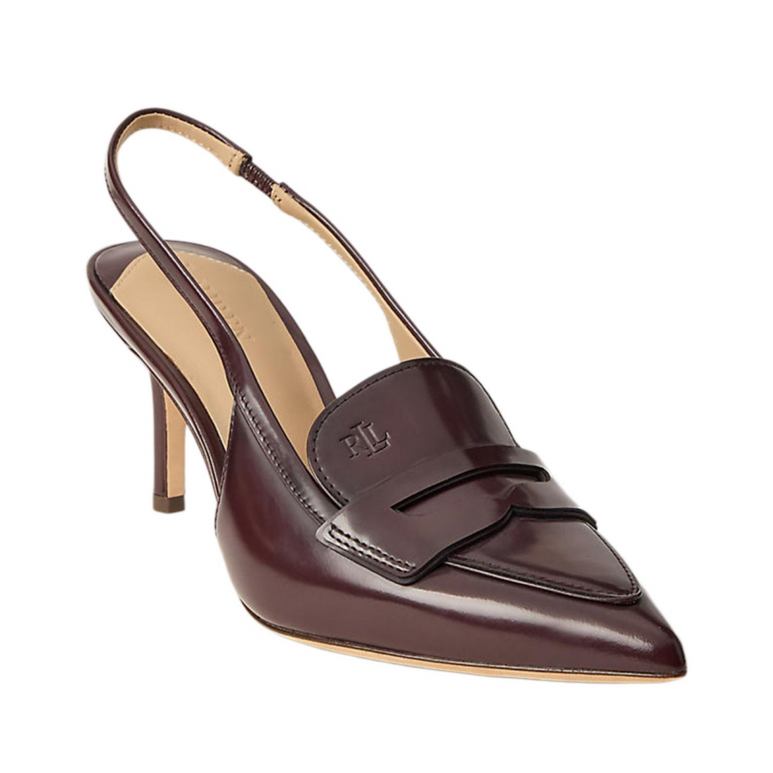 Women's 'Khloe Leather Slingback Loafer Pumps'