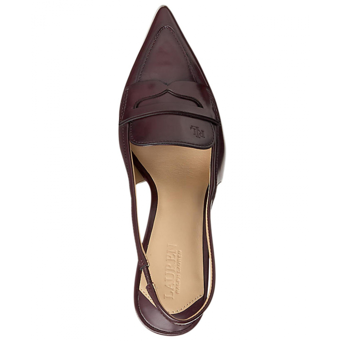 Women's 'Khloe Leather Slingback Loafer Pumps'