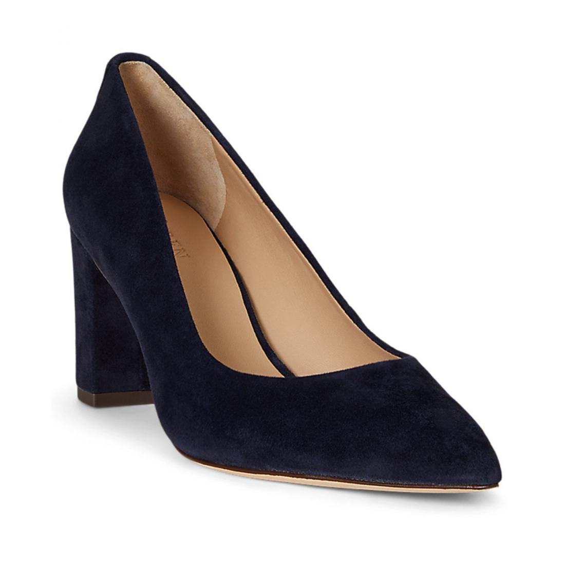 'Lanette Suede Block-Heel Pumps' pour Femmes