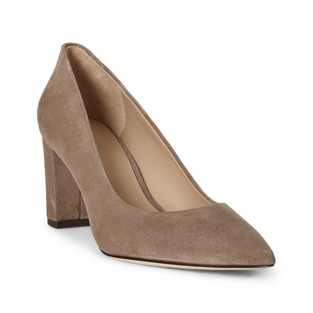 'Lanette Suede Block-Heel Pumps' pour Femmes
