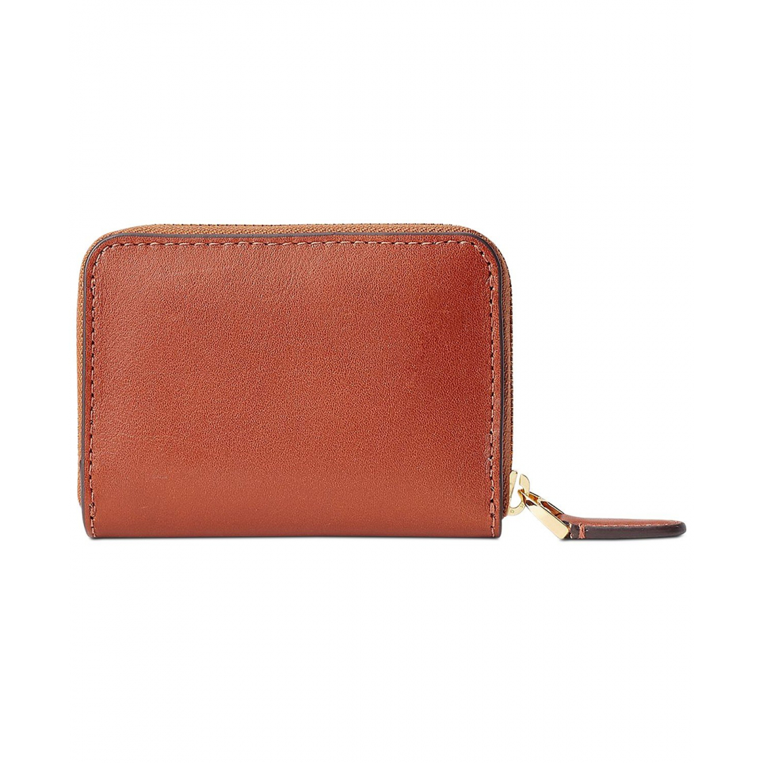 Women's 'Full-Grain Leather Small Zip Continental Wallet'