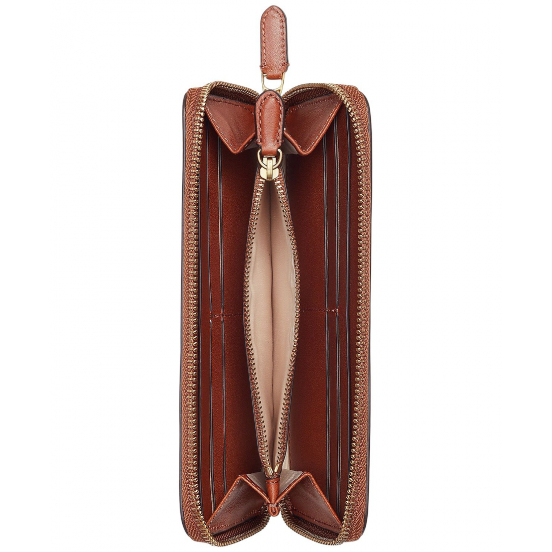 Women's 'Full-Grain Leather Large Zip Continental Wallet'