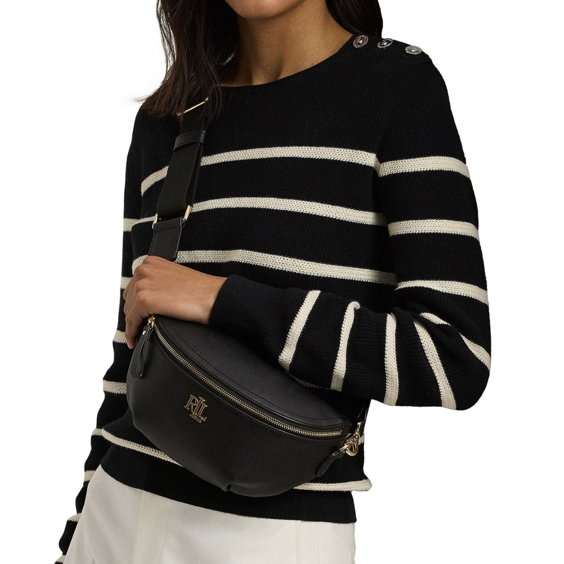 'Leather Marcy Small Belt Bag' pour Femmes