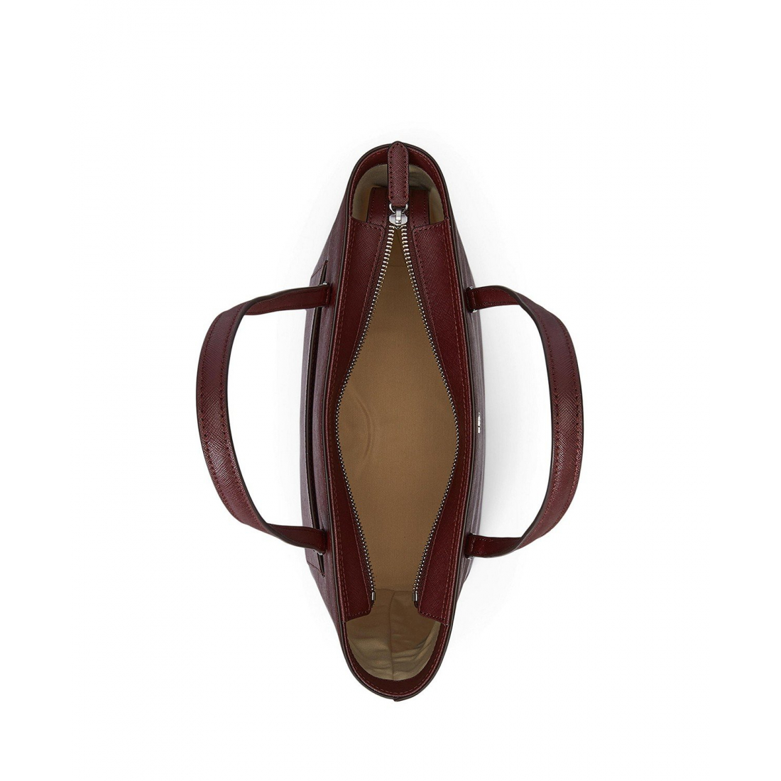 'Crosshatch Leather Medium Karly Shopper Tote' pour Femmes