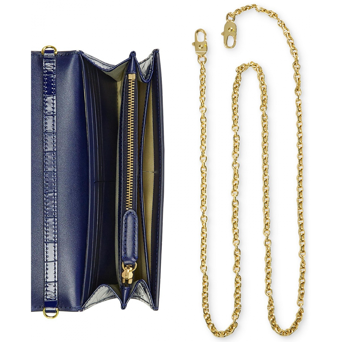 Women's 'Adair Croc-Embossed Leather Small Crossbody'