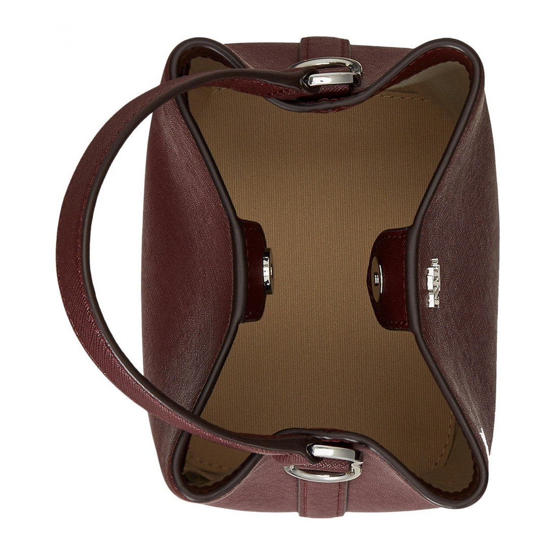 'Crosshatch Leather Small Reese Bucket Bag' pour Femmes