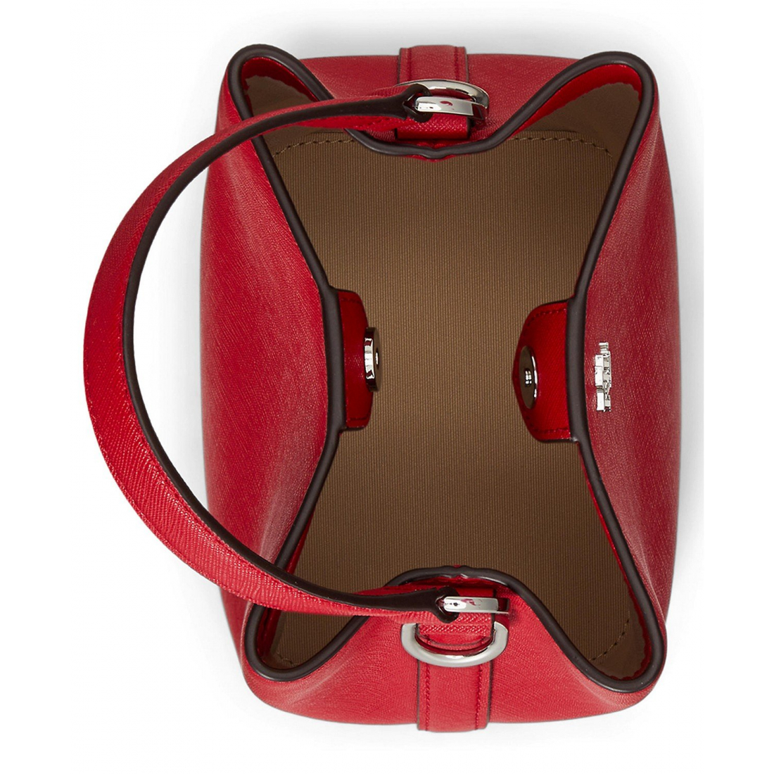 'Crosshatch Leather Small Reese Bucket Bag' pour Femmes