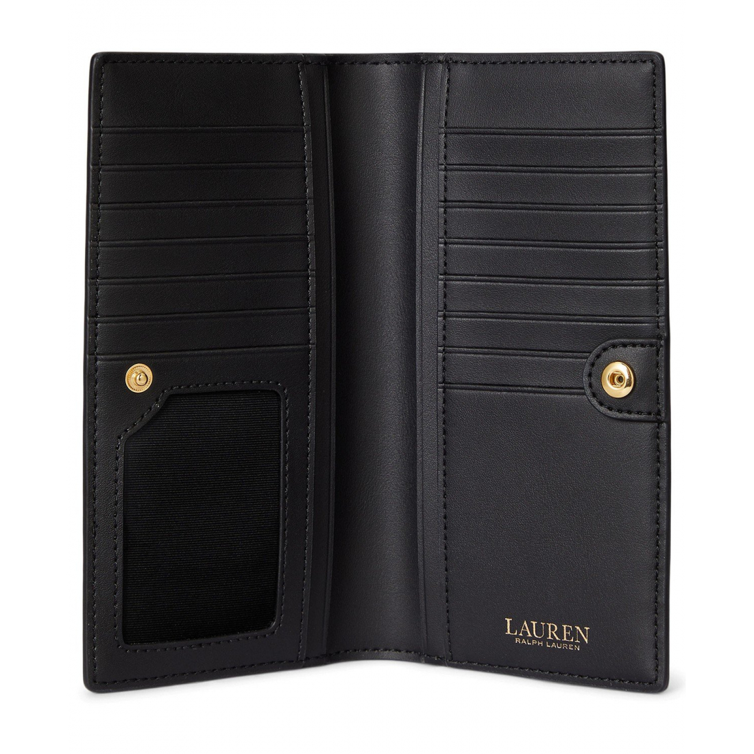 Women's 'Boxed Leather Slim Snap Wallet'