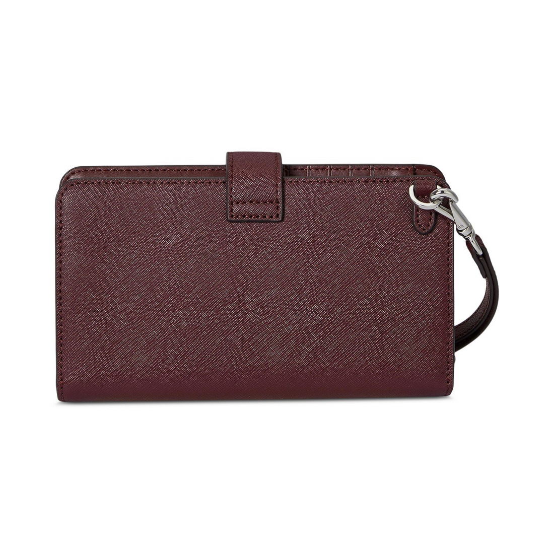 'Crosshatch Leather Tech Wristlet' pour Femmes