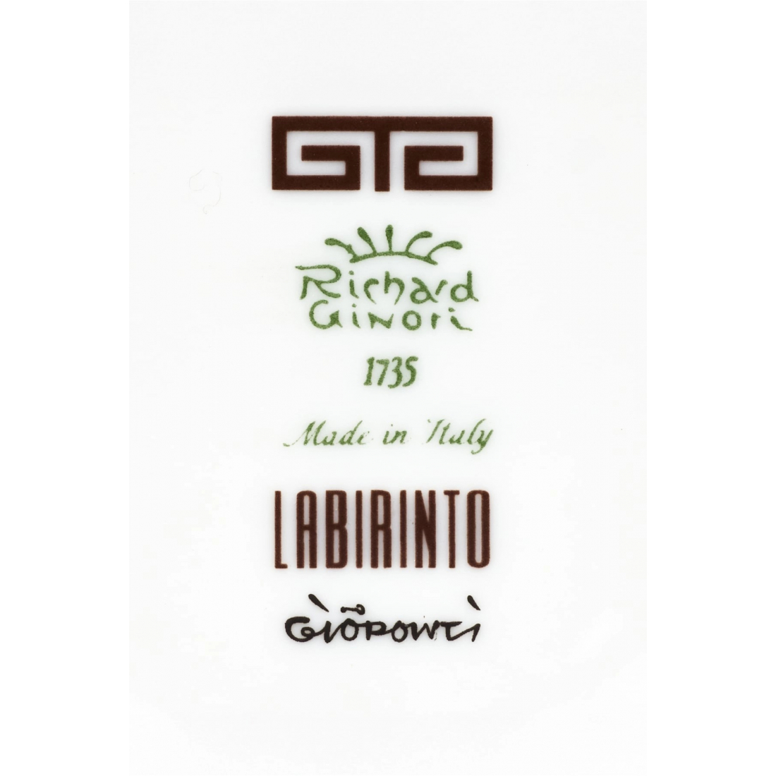 'Labirinto Square' Tafelaufsatz