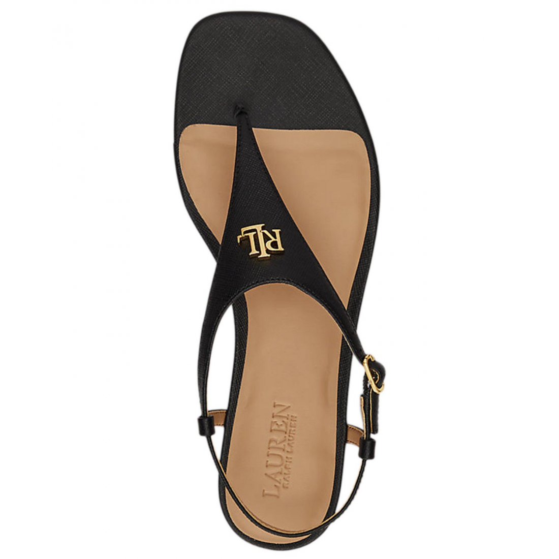 'Everley II Crosshatch Leather Sandal' pour Femmes