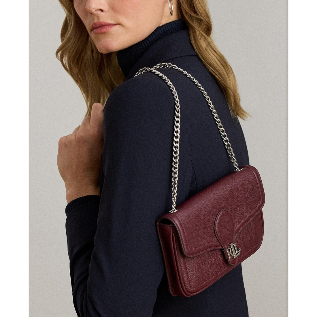Women's 'Bradley Small Pebbled Leather Crossbody Wallet'