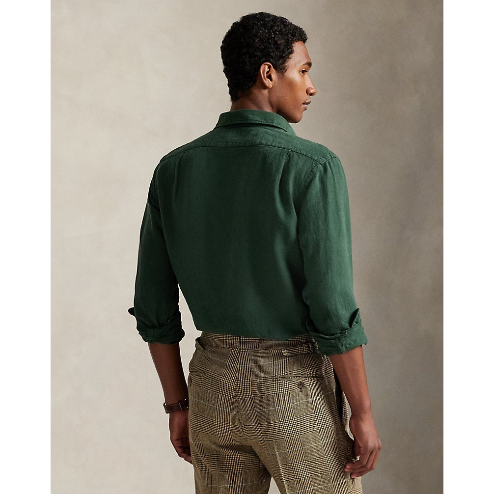 'Classic Fit Linen Shirt' pour Hommes