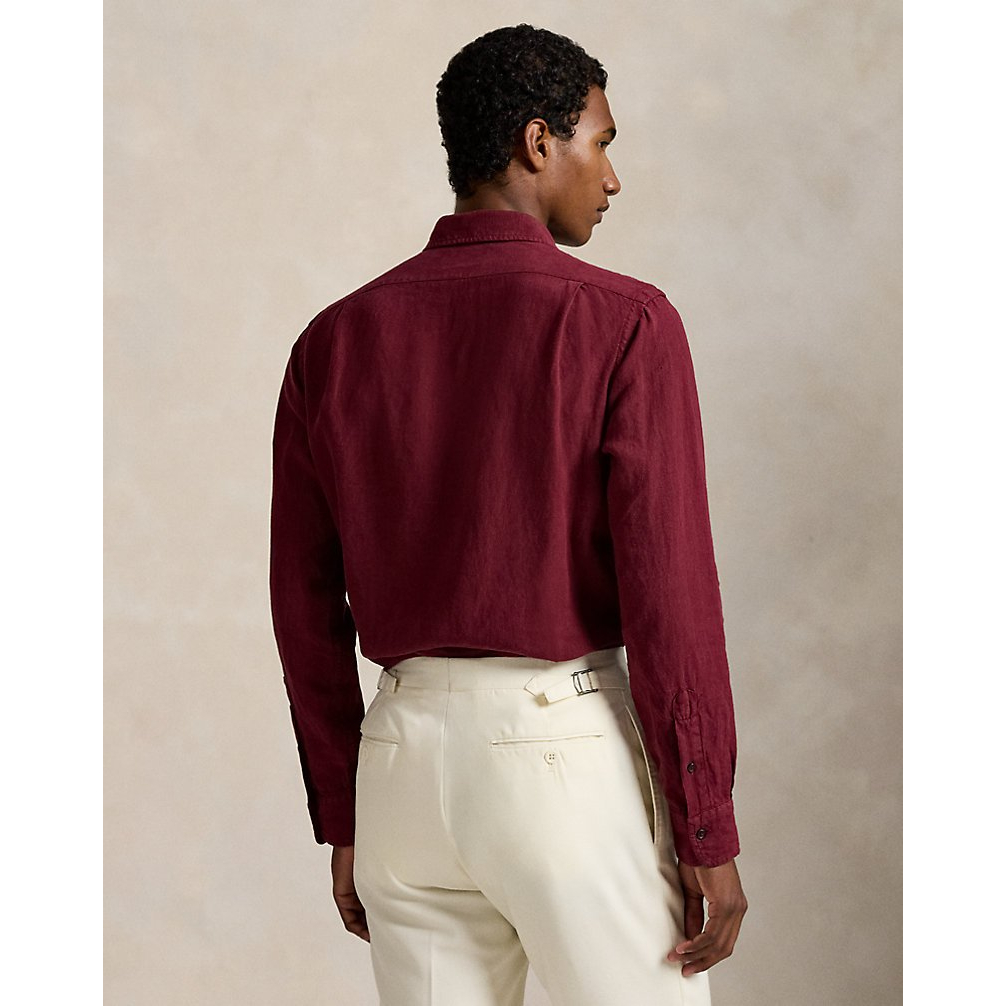 'Classic Fit Linen Shirt' pour Hommes